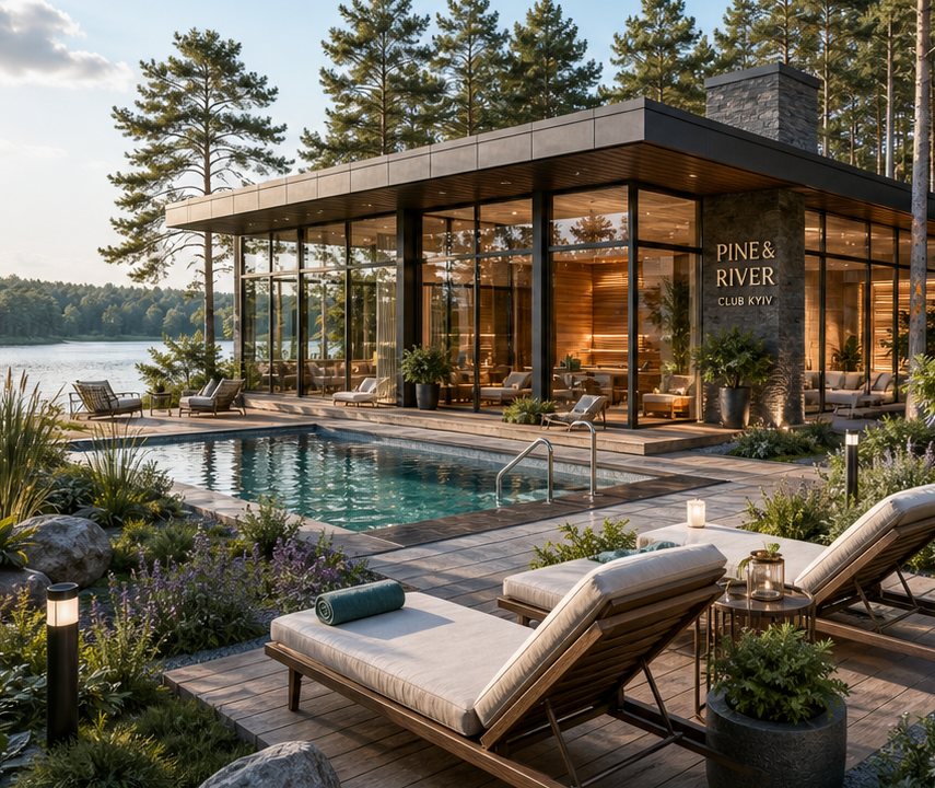 SPA-комплекс із сауною та plunge pool